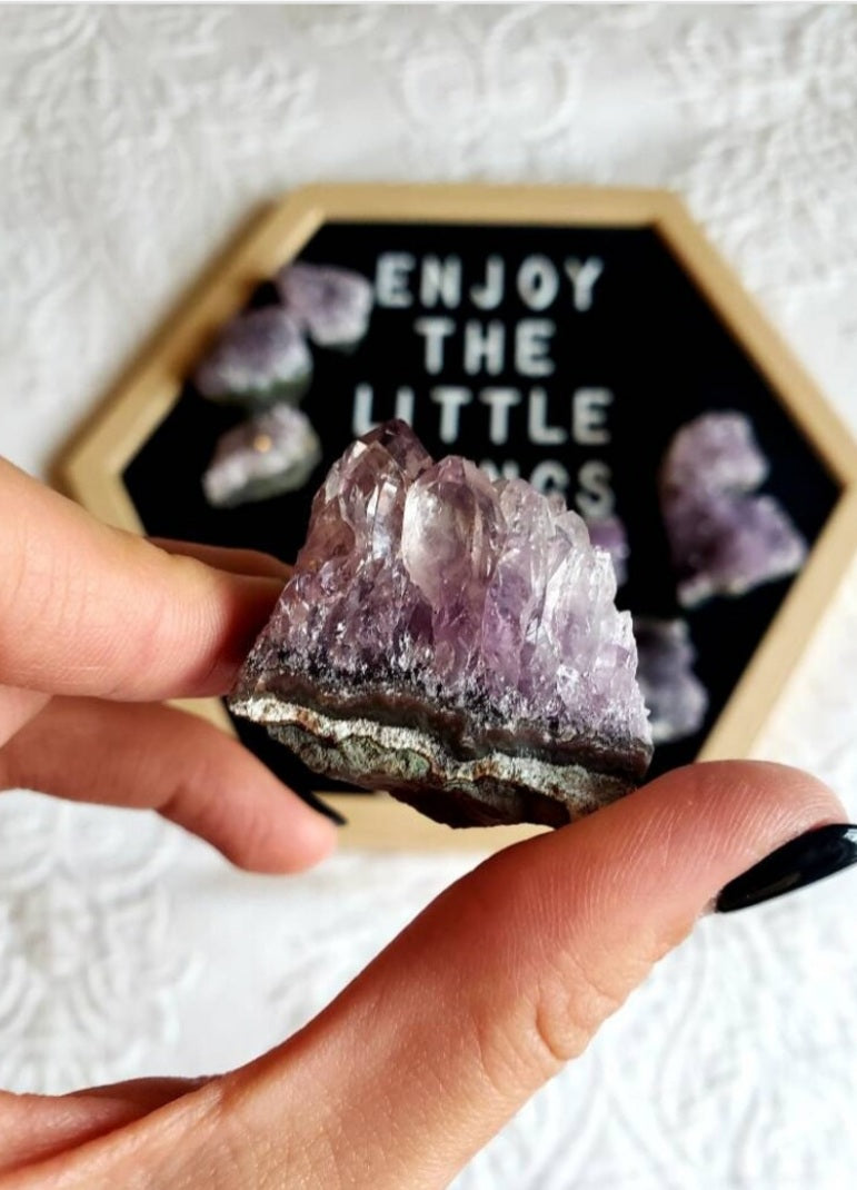 Amethyst Crystal Quartz Cluster