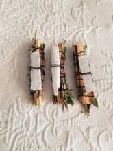 Load image into Gallery viewer, Palo Santo, Lavender and Sage Smudge Cleansing Meditation Stick
