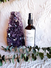 Load image into Gallery viewer, Eucalyptus Shower Steamer Spray Infused Amethyst Crystal
