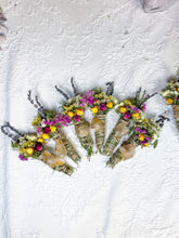 Load image into Gallery viewer, Citrine, Lavender, Sage and Rosemary Smudge Stick
