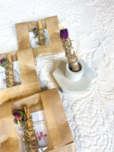 Load image into Gallery viewer, Smudge Stick with Rose , Palo Santo, Rosemary Herbal Wand
