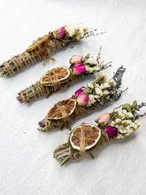 Load image into Gallery viewer, Lavender, Mint, Lime Spring Smudge Stick
